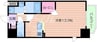 La Douceur梅田West 1Rの間取り