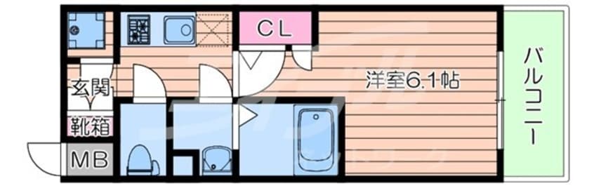 間取図 エスリード梅田グランノース