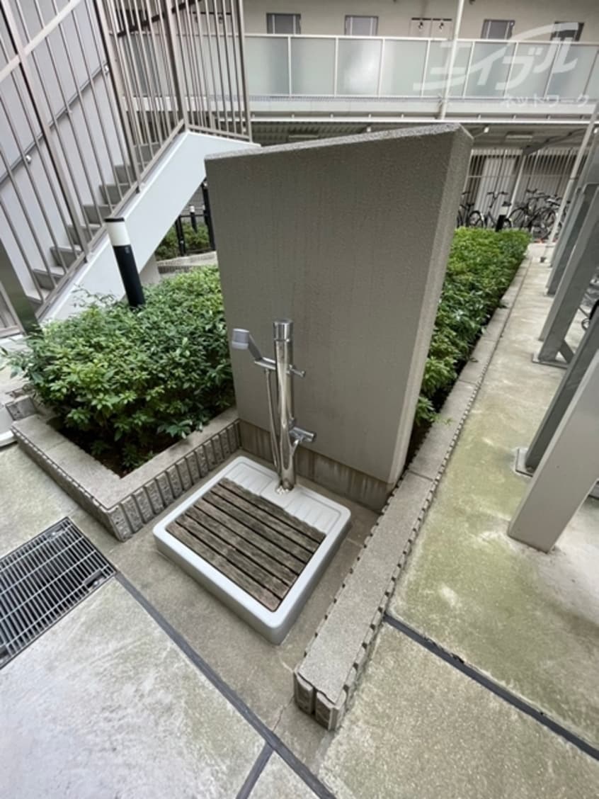 ペットの足洗い場ございます エスリード梅田グランノース