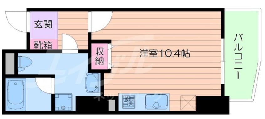 間取図 エトワール北新地