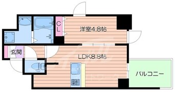 間取図 プレサンス北浜レガーロ