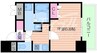 ルーエ本町 1Kの間取り