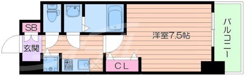 間取図 ウォークフォレスト御幸町