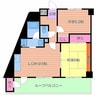 インプルーブ天六 2LDKの間取り