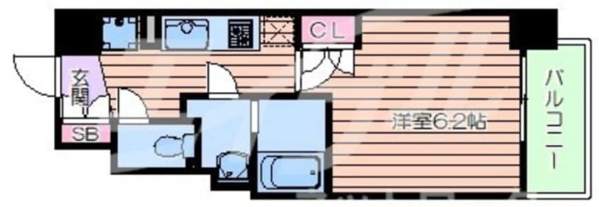間取図 BPRレジデンス新梅田