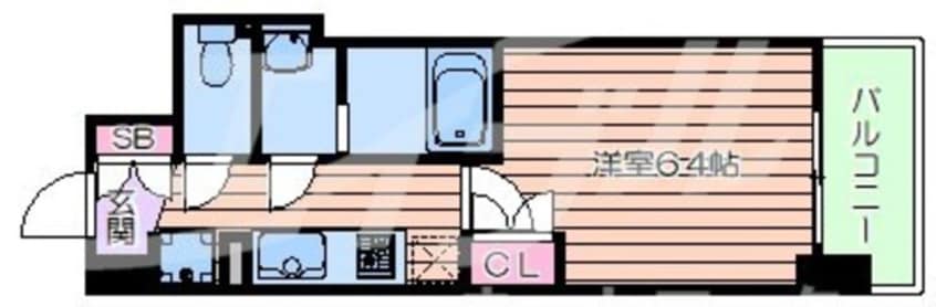 間取図 BPRレジデンス新梅田