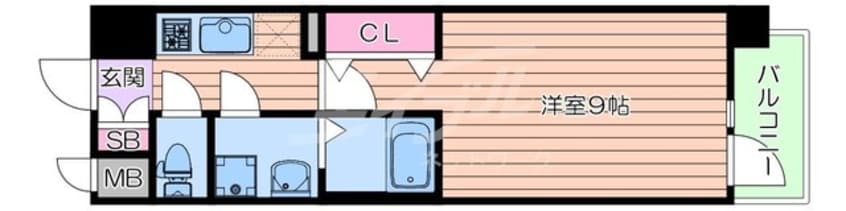 間取図 ララプレイス大阪城公園ノルド