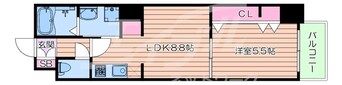 間取図 CIFI大阪天満