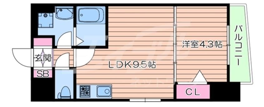 間取図 シェリロ神山