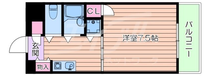 間取図 エトワール北梅田