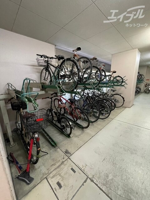 駐輪場あります エトワール北梅田