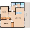 近鉄大阪線（近畿）/築山駅 徒歩10分 1階 築33年 2LDKの間取り