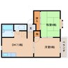 和歌山線/五条駅 徒歩9分 2階 築31年 2DKの間取り