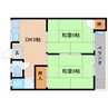 和歌山線/北宇智駅 徒歩4分 1階 築47年 2DKの間取り