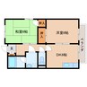 和歌山線/北宇智駅 徒歩3分 1階 築32年 2DKの間取り
