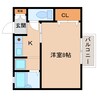 近鉄大阪線（近畿）/大和高田駅 徒歩6分 2階 築28年 1Kの間取り