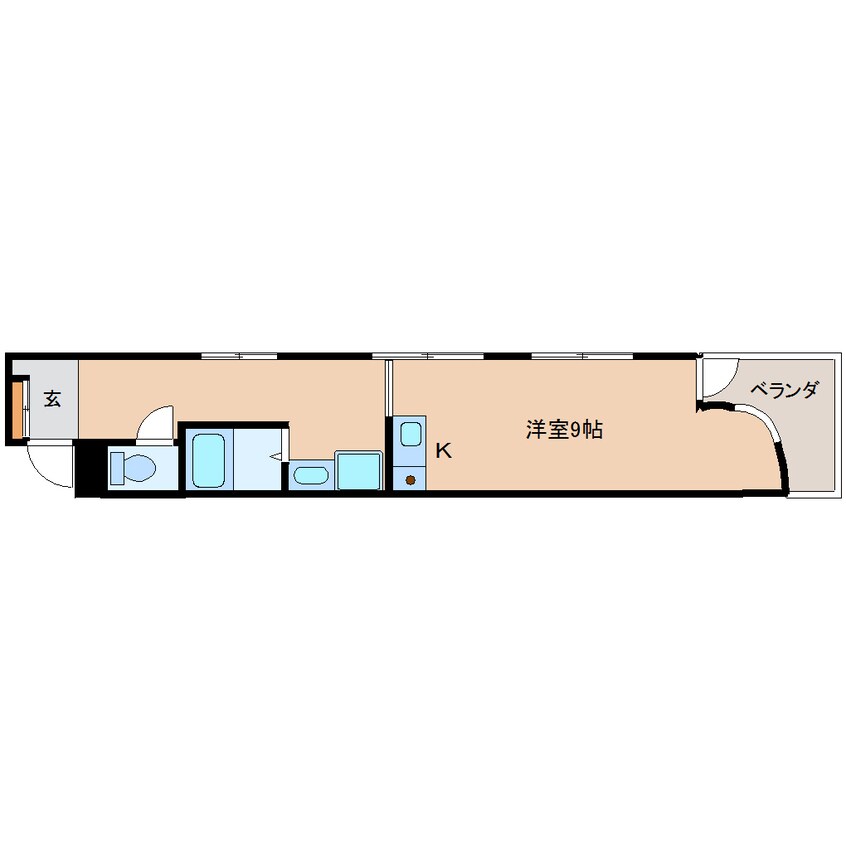 間取図 近鉄大阪線（近畿）/大和高田駅 徒歩5分 4階 築31年
