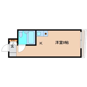 間取図 近鉄南大阪線/浮孔駅 徒歩1分 3階 築31年