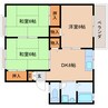 近鉄大阪線（近畿）/大和高田駅 徒歩13分 1階 築33年 3DKの間取り