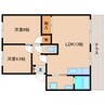 近鉄大阪線（近畿）/築山駅 徒歩11分 1階 築30年 2LDKの間取り