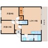 近鉄大阪線（近畿）/築山駅 徒歩11分 1階 築30年 2LDKの間取り