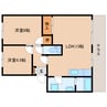 近鉄大阪線（近畿）/築山駅 徒歩11分 1階 築30年 2LDKの間取り
