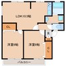 近鉄大阪線（近畿）/大和高田駅 バス:9分:停歩2分 2階 築31年 2LDKの間取り