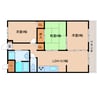 近鉄御所線/近鉄御所駅 徒歩8分 2階 築26年 3LDKの間取り