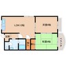 近鉄南大阪線/高田市駅 徒歩6分 1階 築36年 2LDKの間取り