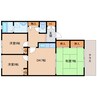 近鉄御所線/近鉄御所駅 徒歩8分 1階 築25年 3DKの間取り