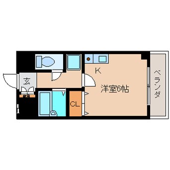 間取図 近鉄大阪線（近畿）/大和高田駅 徒歩7分 1階 築28年