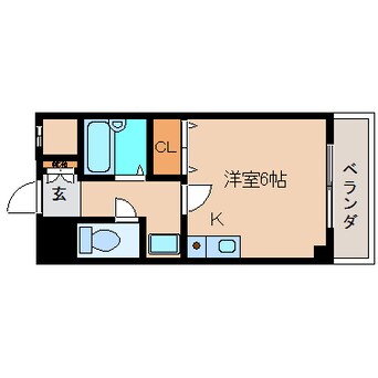 間取図 近鉄大阪線（近畿）/大和高田駅 徒歩7分 1階 築28年