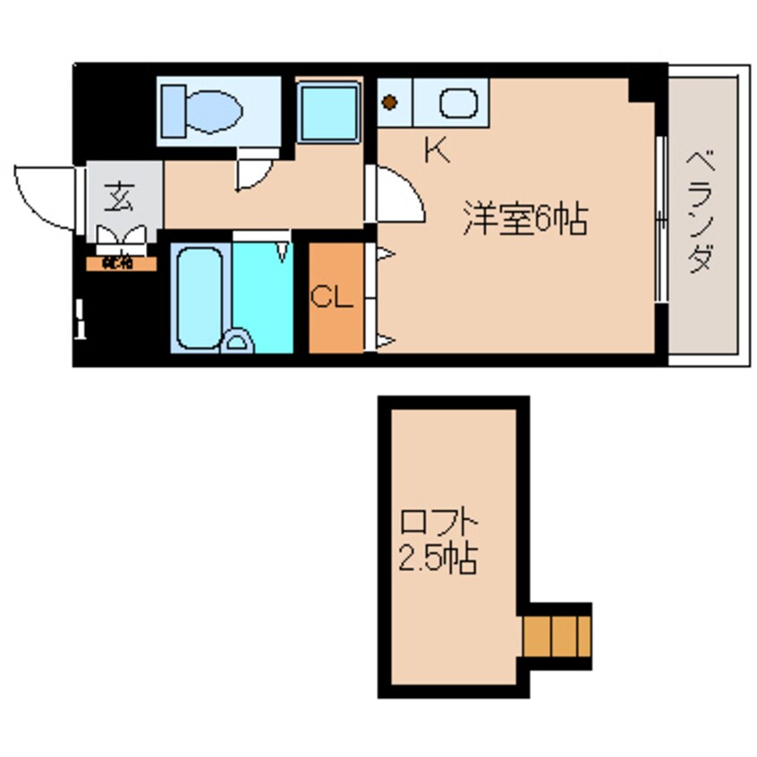 間取図 近鉄大阪線（近畿）/大和高田駅 徒歩7分 3階 築28年