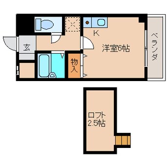 間取図 近鉄大阪線（近畿）/大和高田駅 徒歩7分 3階 築28年