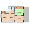 近鉄御所線/近鉄新庄駅 徒歩10分 1階 築29年 3DKの間取り