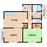 近鉄南大阪線/高田市駅 徒歩6分 2階 築28年 2DKの間取り