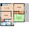 近鉄南大阪線/高田市駅 徒歩7分 1階 築25年 3DKの間取り
