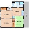近鉄大阪線（近畿）/大和高田駅 徒歩10分 1階 築30年 3DKの間取り