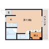 近鉄南大阪線/高田市駅 徒歩10分 2階 築29年 1Rの間取り