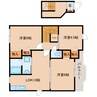 和歌山線/大和二見駅 徒歩8分 2階 築21年 3LDKの間取り