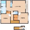 近鉄大阪線（近畿）/大和高田駅 徒歩14分 2階 築20年 2LDKの間取り