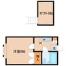 近鉄大阪線（近畿）/大和高田駅 徒歩10分 2階 築36年 1Kの間取り