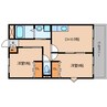 和歌山線/御所駅 徒歩13分 2階 築20年 2DKの間取り