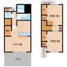 近鉄御所線/近鉄御所駅 バス:6分:停歩1分 1-2階 築20年 2LDKの間取り