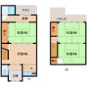 近鉄大阪線（近畿）/大和高田駅 徒歩10分 1階 築42年 4Kの間取り