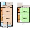近鉄大阪線（近畿）/大和高田駅 徒歩10分 1階 築43年 4Kの間取り