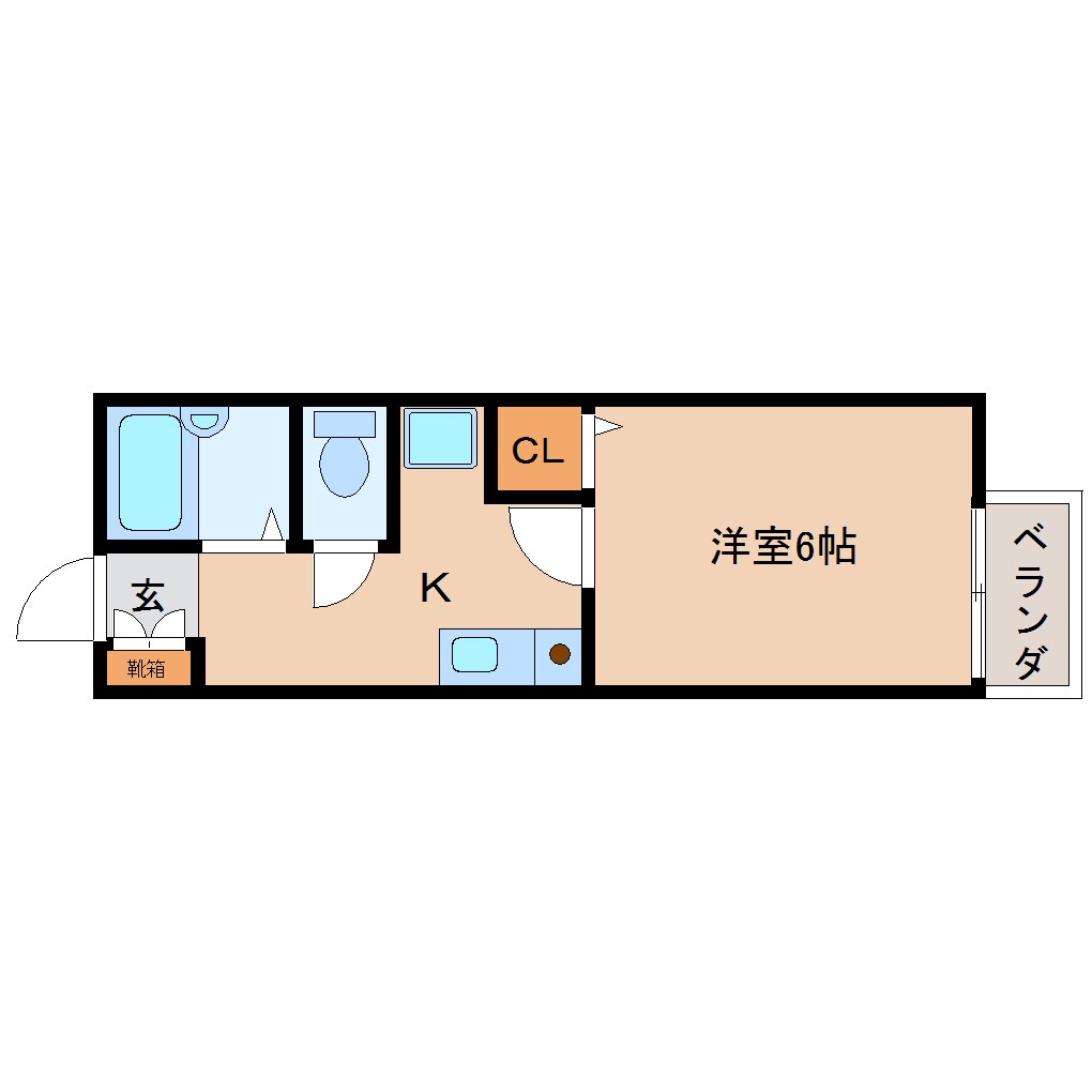 間取り図 和歌山線/五条駅 徒歩10分 1階 築27年