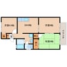 近鉄御所線/近鉄新庄駅 徒歩13分 2階 築28年 3DKの間取り