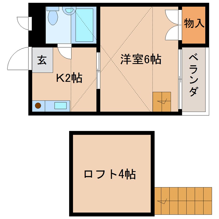 間取図 近鉄大阪線（近畿）/大和高田駅 徒歩7分 3階 築29年