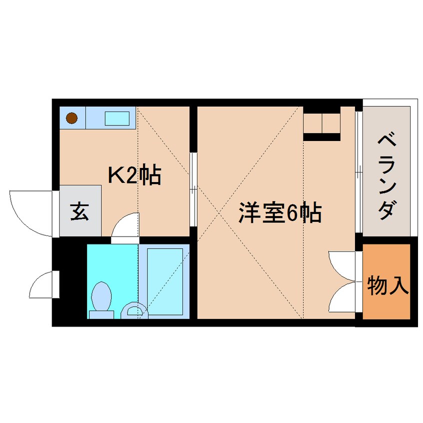 間取図 近鉄大阪線（近畿）/大和高田駅 徒歩7分 3階 築29年